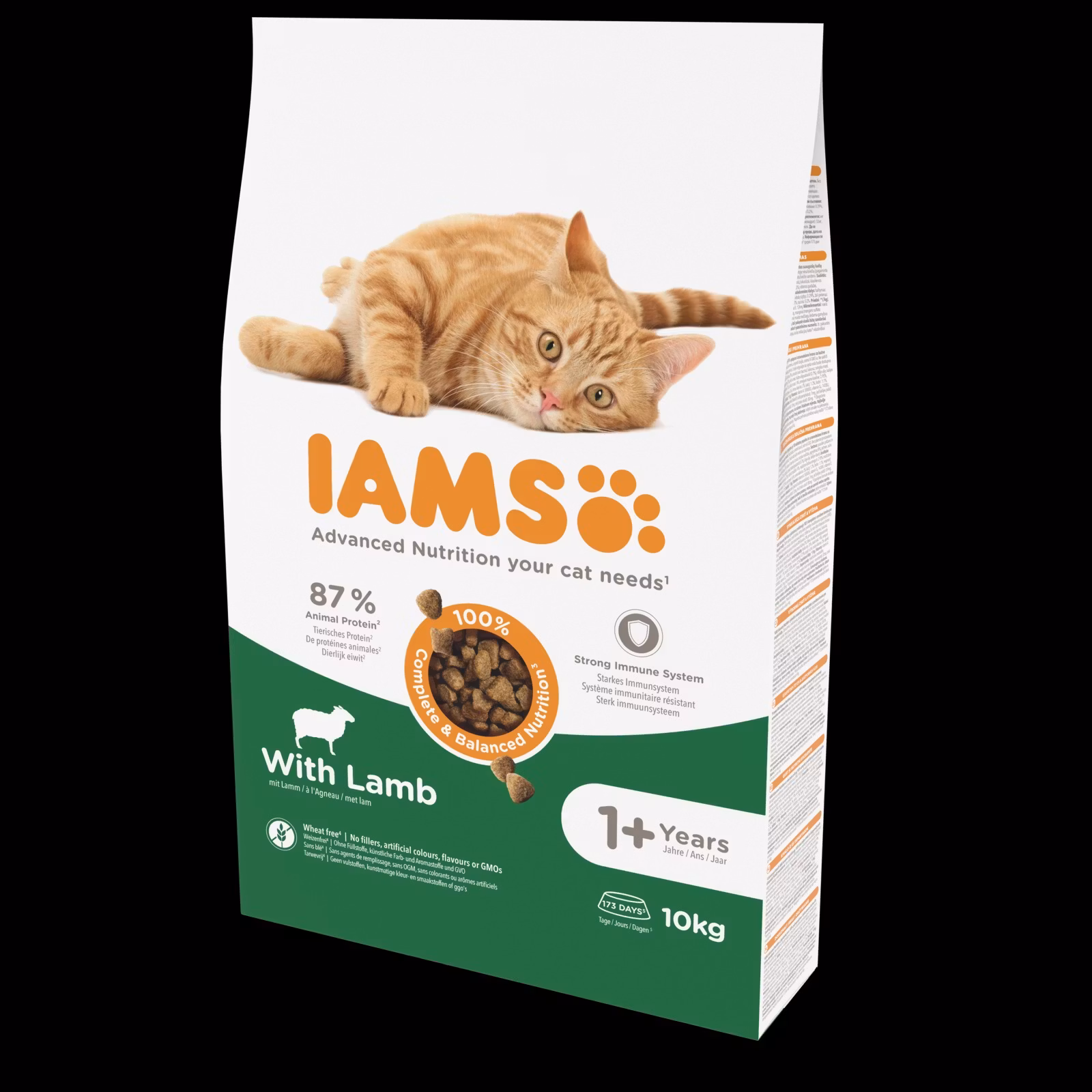 IAMS Dry Food Adult Lamb +1- Lamm 10 kg