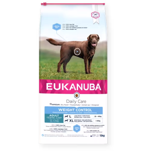 Eukanuba Daily Care Weight Control Adult Large Breed- hälsosam vikt, stora raser 15 kg