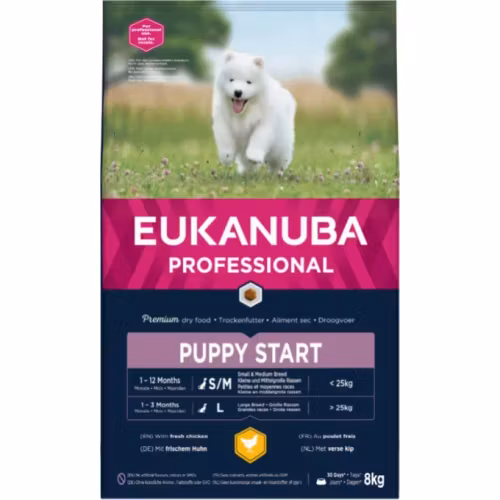 Eukanuba Puppy Start 8 kg. Valpfoder - Dräktig & Digivande Tik