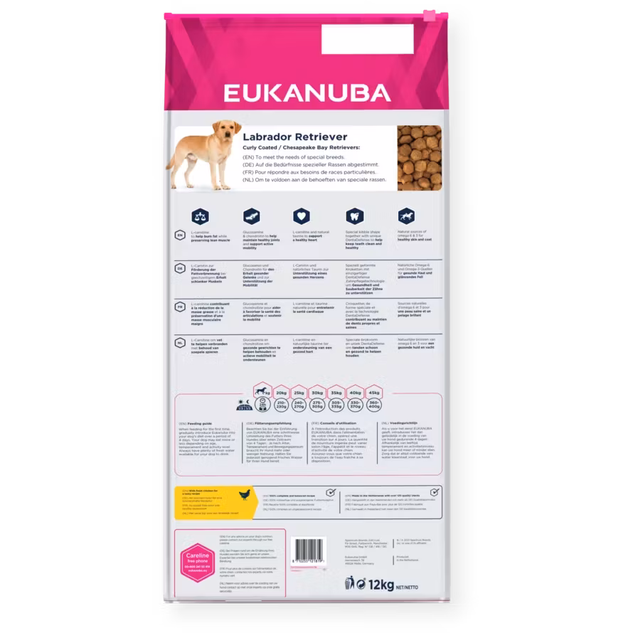 Eukanuba Breed Specific Adult Labrador Retriever 12 kg