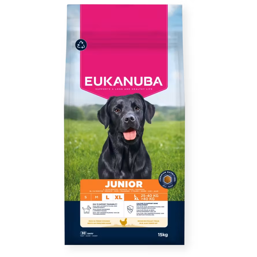 Eukanuba Junior Large Breed Fresh Chicken 15 kg