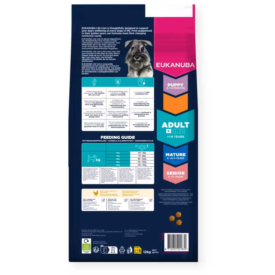Eukanuba Adult Small Breed Fresh Chicken 3 kg/15 kg/18 kg