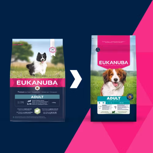 Eukanuba Adult Small/Medium Breed Lamb & Rice 2,5kg/12kg/18 kg