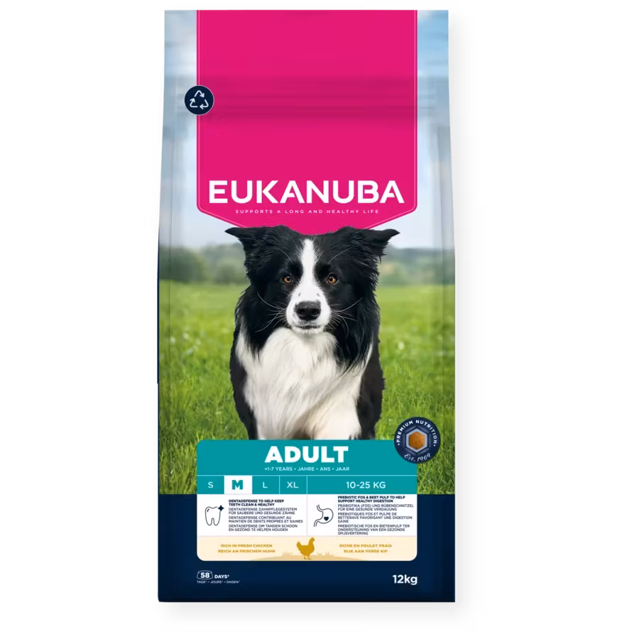 Eukanuba Adult Medium Breed Fresh Chicken 3 kg/15 kg/18 kg