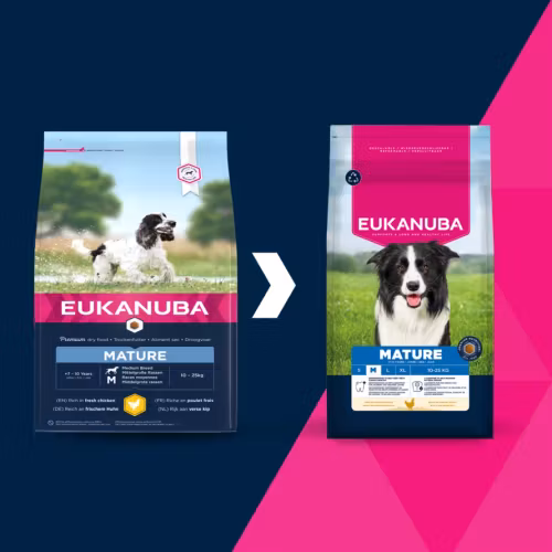 Eukanuba Mature Medium Breed Fresh Chicken +7 år 15 kg