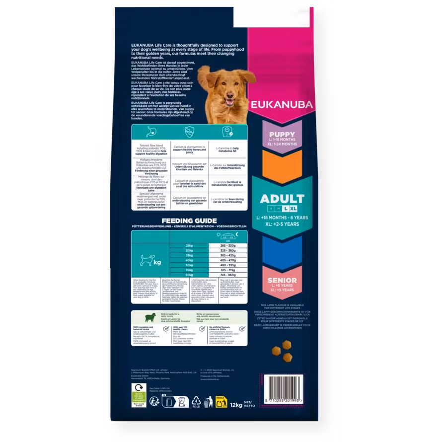 Eukanuba Adult Large Breed Lamb & Rice 12 kg/18 kg