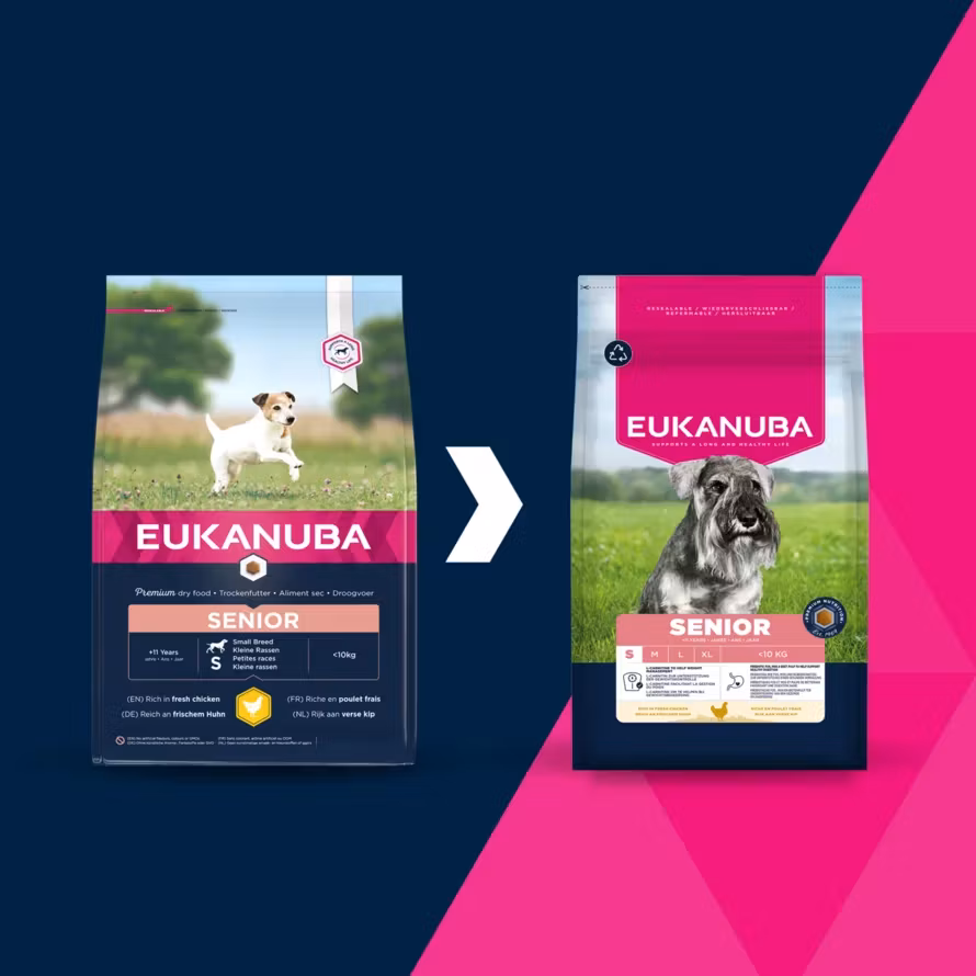 Eukanuba Senior Small Breed Fresh Chicken 15 kg. Från 11 års ålder