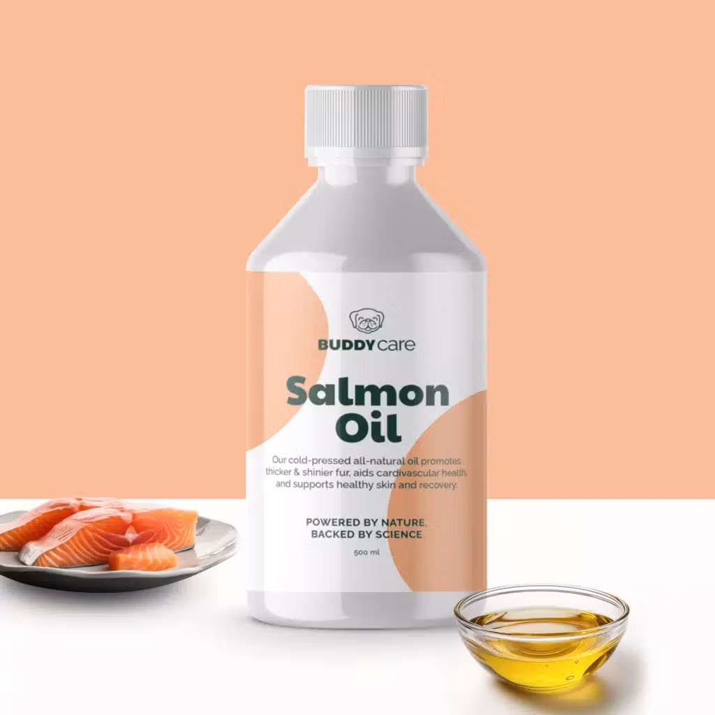 Buddycare Laxolja för hund & katt 100 ml/500 ml