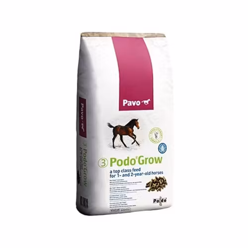 Pavo Podo®Grow (3) 20 kg- Högkvalitativt foder för unghästar