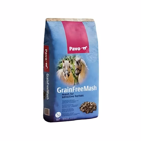 Pavo GrainFreeMash 15 kg- Fiberrik mash för känsliga hästar