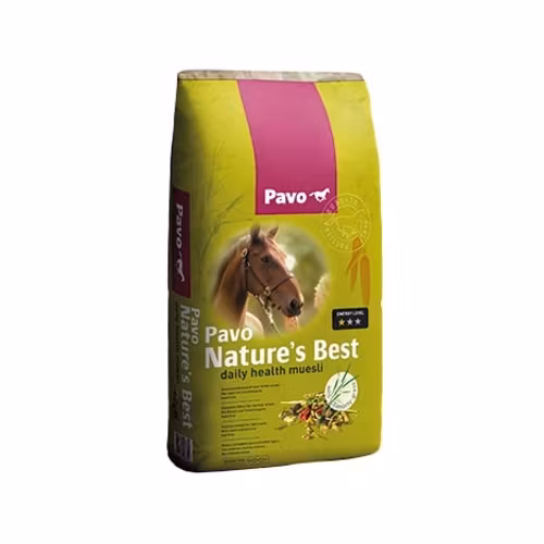 Pavo Nature's Best 15 kg-  Hälsosam müsli för hästar i lätt arbete eller tävling