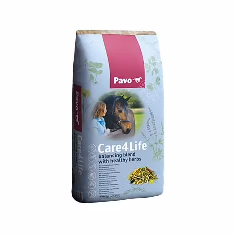 Pavo Care4Life 15 kg- fiberrik örtmüsli för alla hästar