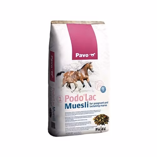 Pavo Podo®Lac Muesli 15 kg- För dräktiga och digivande ston