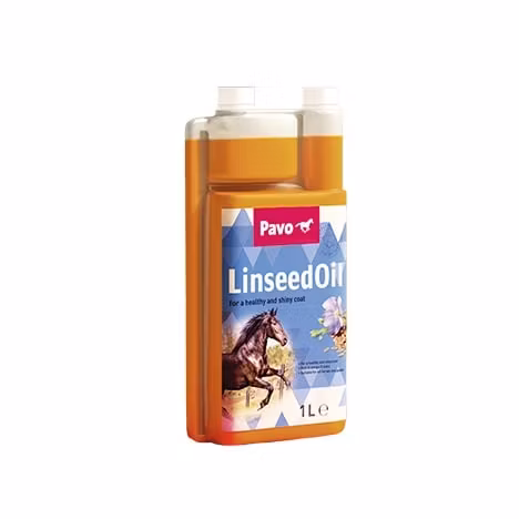 Pavo LinseedOil 1L- Linfröolja för en frisk och glänsande päls