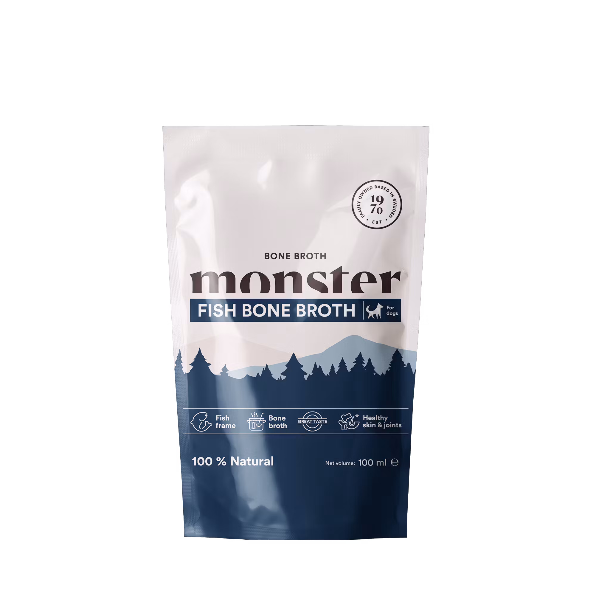 Monster Dog Bone Broth Fish 100ml/350ml - benbuljong