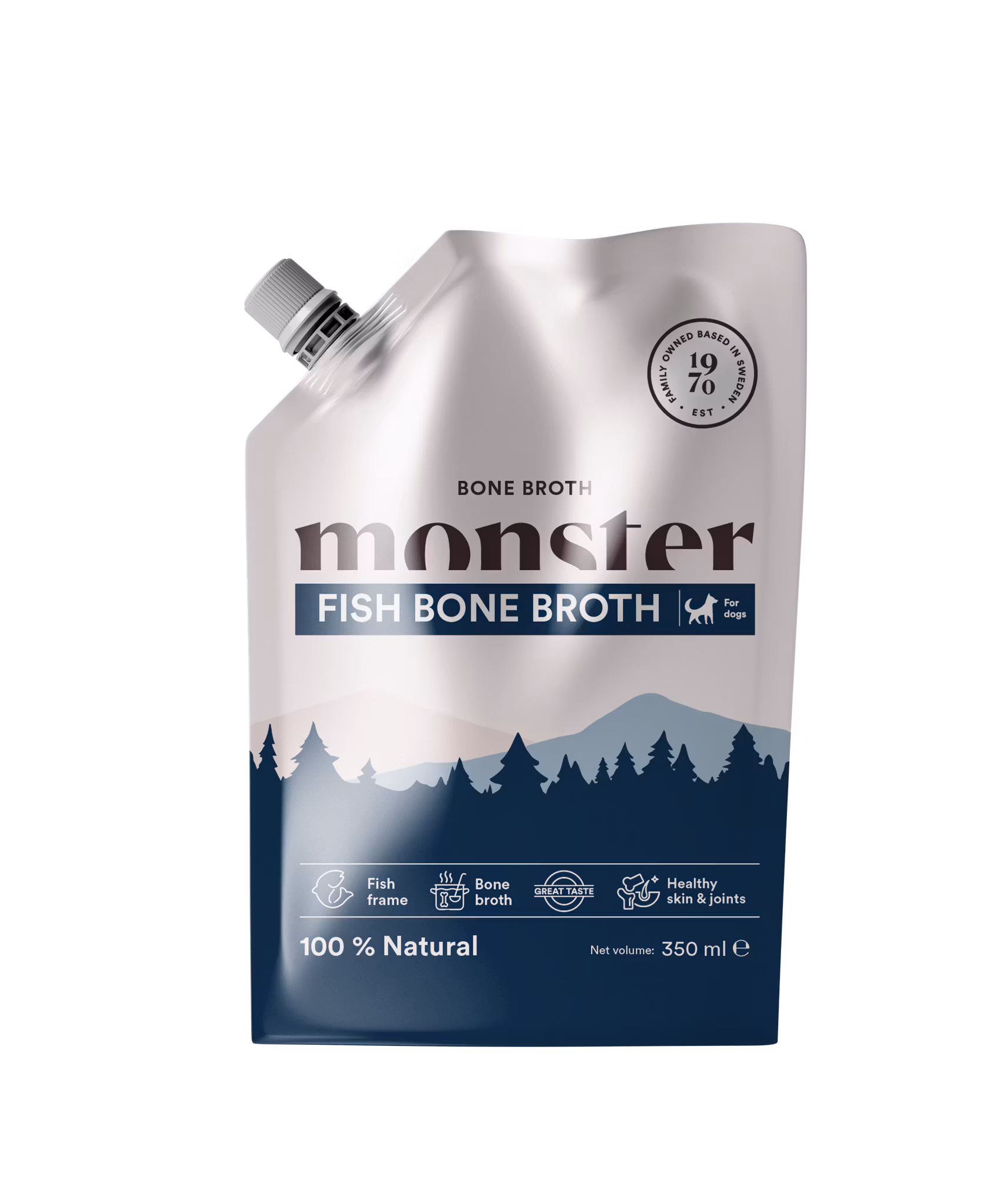 Monster Dog Bone Broth Fish 100ml/350ml - benbuljong