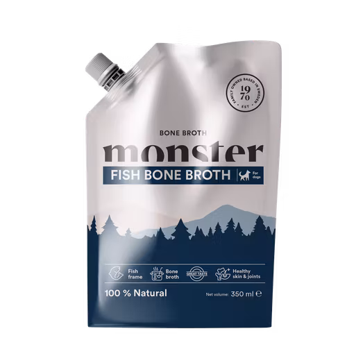Monster Dog Bone Broth Fish 100ml/350ml - benbuljong