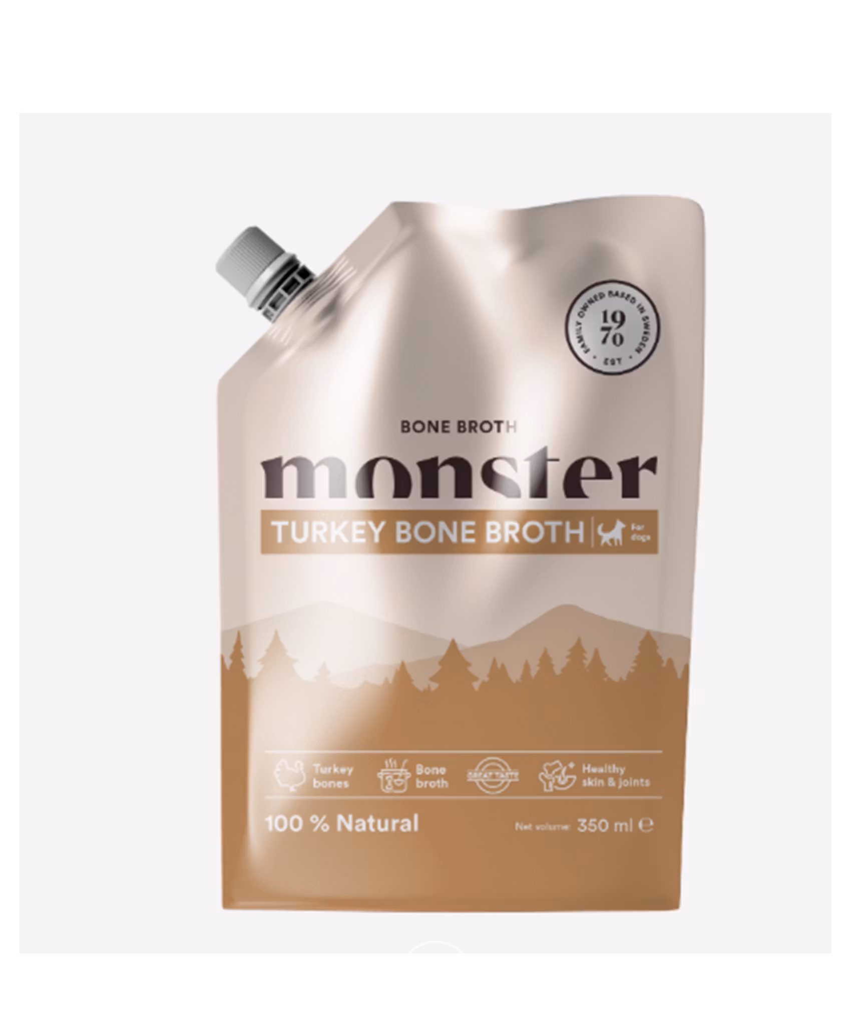 Monster Dog Bone Broth Turkey 100ml/350ml - benbuljong