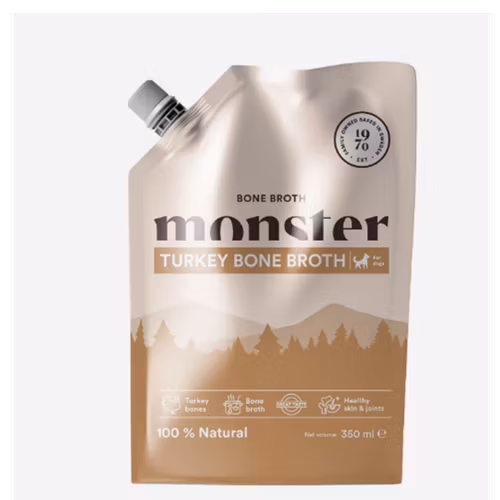 Monster Dog Bone Broth Turkey 100ml/350ml - benbuljong