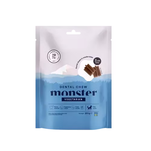 Monster Dog Dental Bites Vegetarian 250 gr- glutenfritt, vegetariskt
