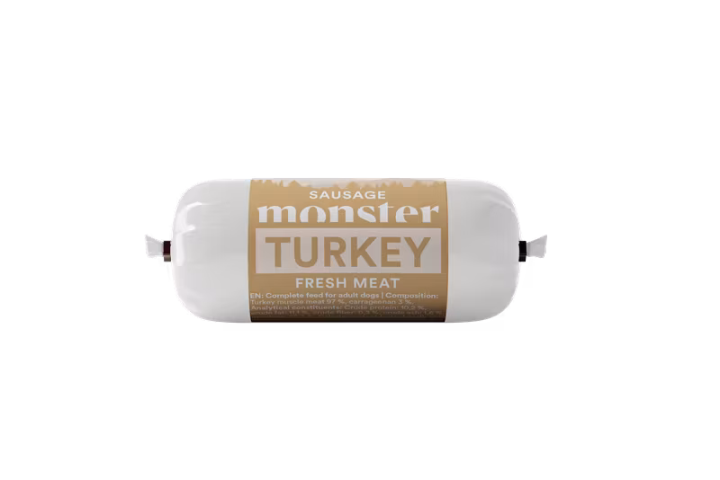 Monster Dog Sausage/Korv- Hundgodis- 11 smaker! 80gr/200gr/400gr