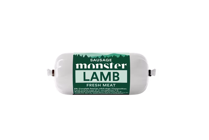 Monster Dog Sausage/Korv- Hundgodis- 11 smaker! 80gr/200gr/400gr