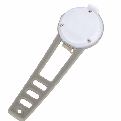 Flasher USB, ø 4 × 11.5 cm, grafitgrå