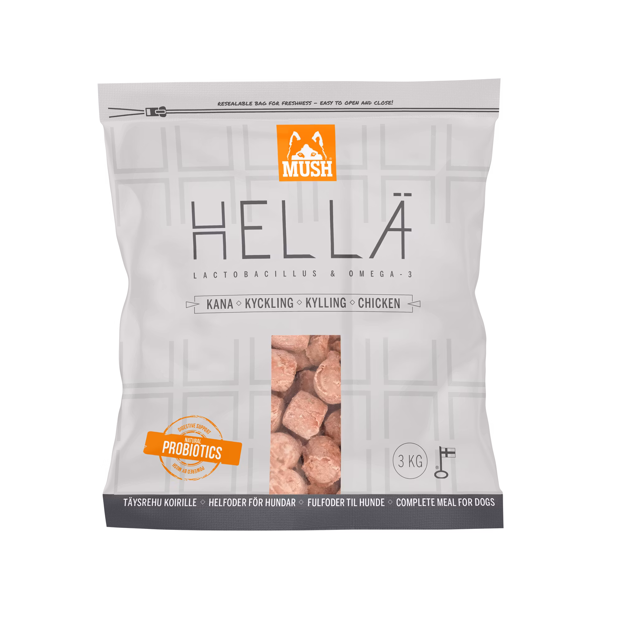MUSH Hellä Freeze-Dried® Kyckling 250 gr