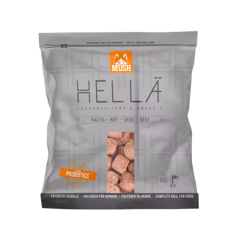 MUSH Hellä Freeze-Dried® Nöt 250 gr