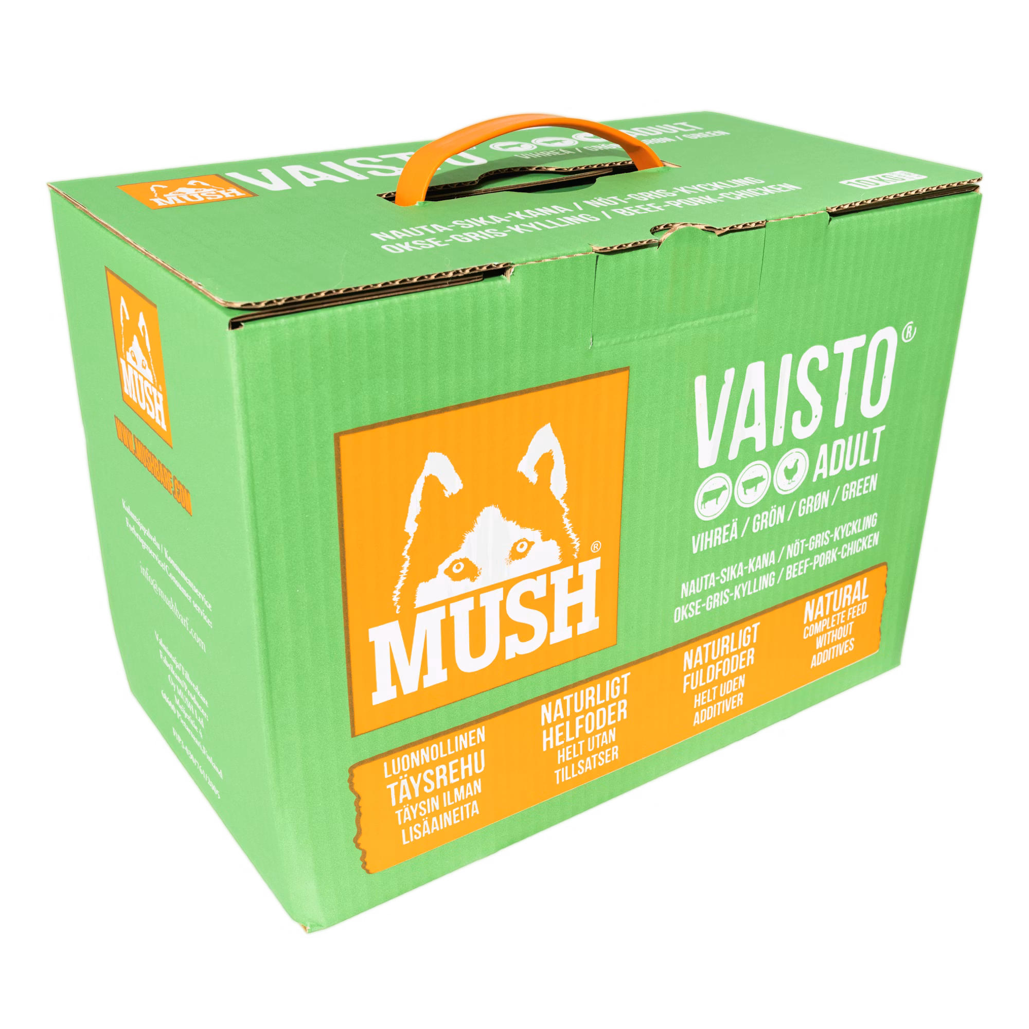 MUSH Vaisto® Grön Freeze-Dried  (nöt-gris-kyckling)