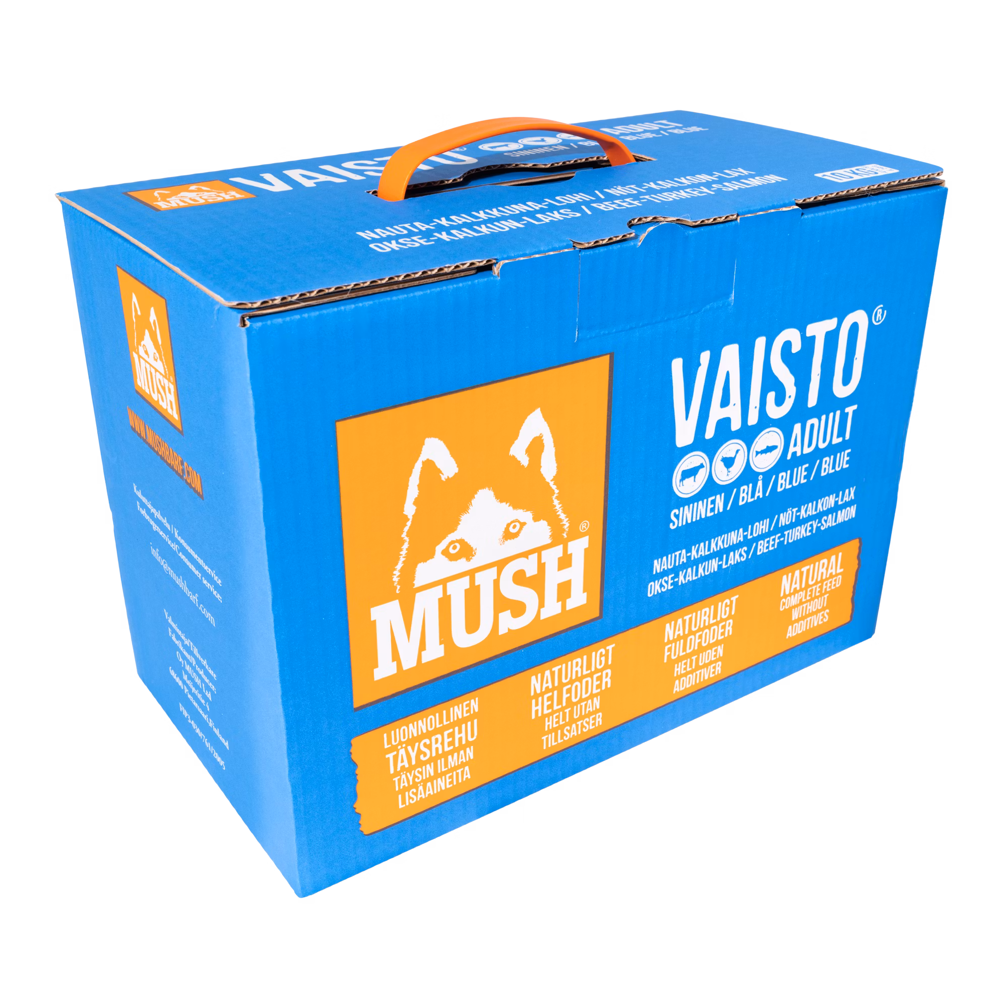 MUSH Vaisto Blå Freeze-Dried (nöt-kalkon-lax)