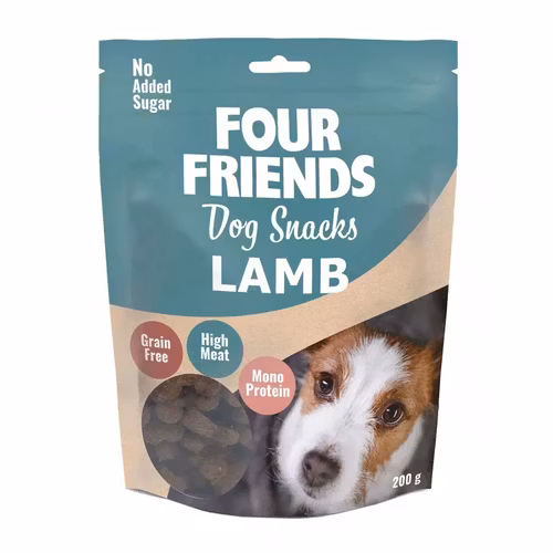 Four Friends Dog Snacks Lamb- lamm. Spannmålfritt 200g