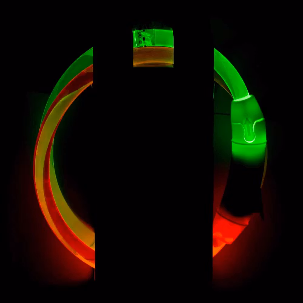 Ozami Halsband Flash Led Multicolour 70cm LED, Usb - fast el blinkande sken. En storlek passar alla,