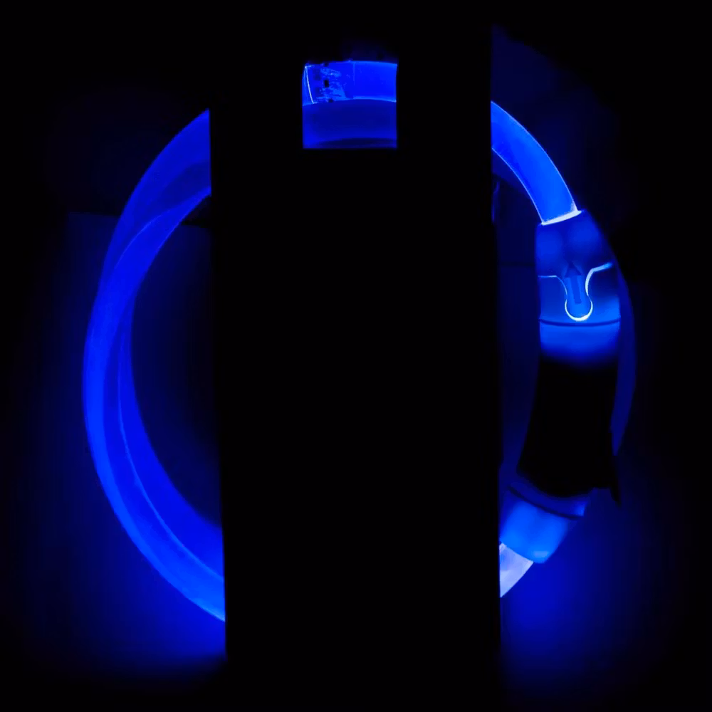 Ozami Halsband Flash Led Multicolour 70cm LED, Usb - fast el blinkande sken. En storlek passar alla,