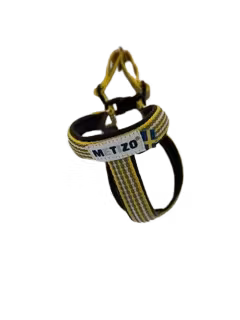 MetizoEazy sele med knäppe (fodrad m reflex) Olivgrön från XXXS till XL