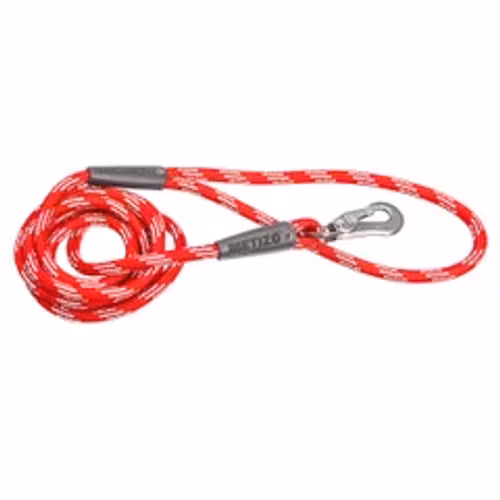 Metizokoppel med reflex 180cm Röd Runt (6mm)