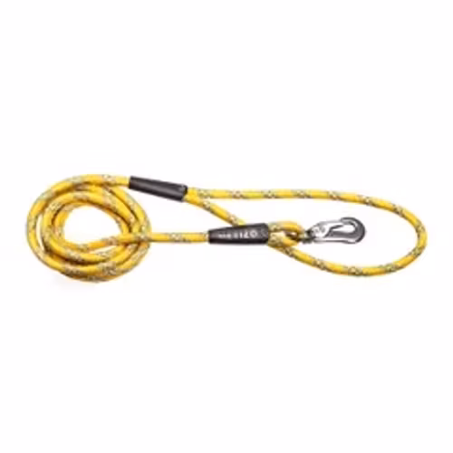 Metizokoppel med reflex 180cm Gul Runt (6mm)