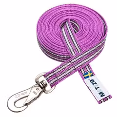 Metizo NoseWorks-koppel Gummi utan handtag med reflex Lila 4m/5m Nosework