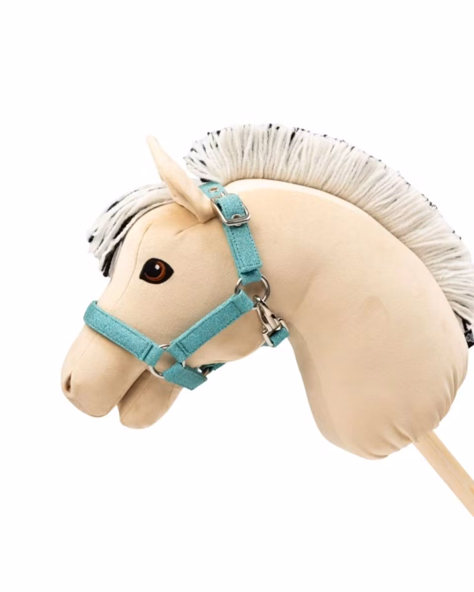 My Hobby Horse Grimma till käpphäst, blå glitter