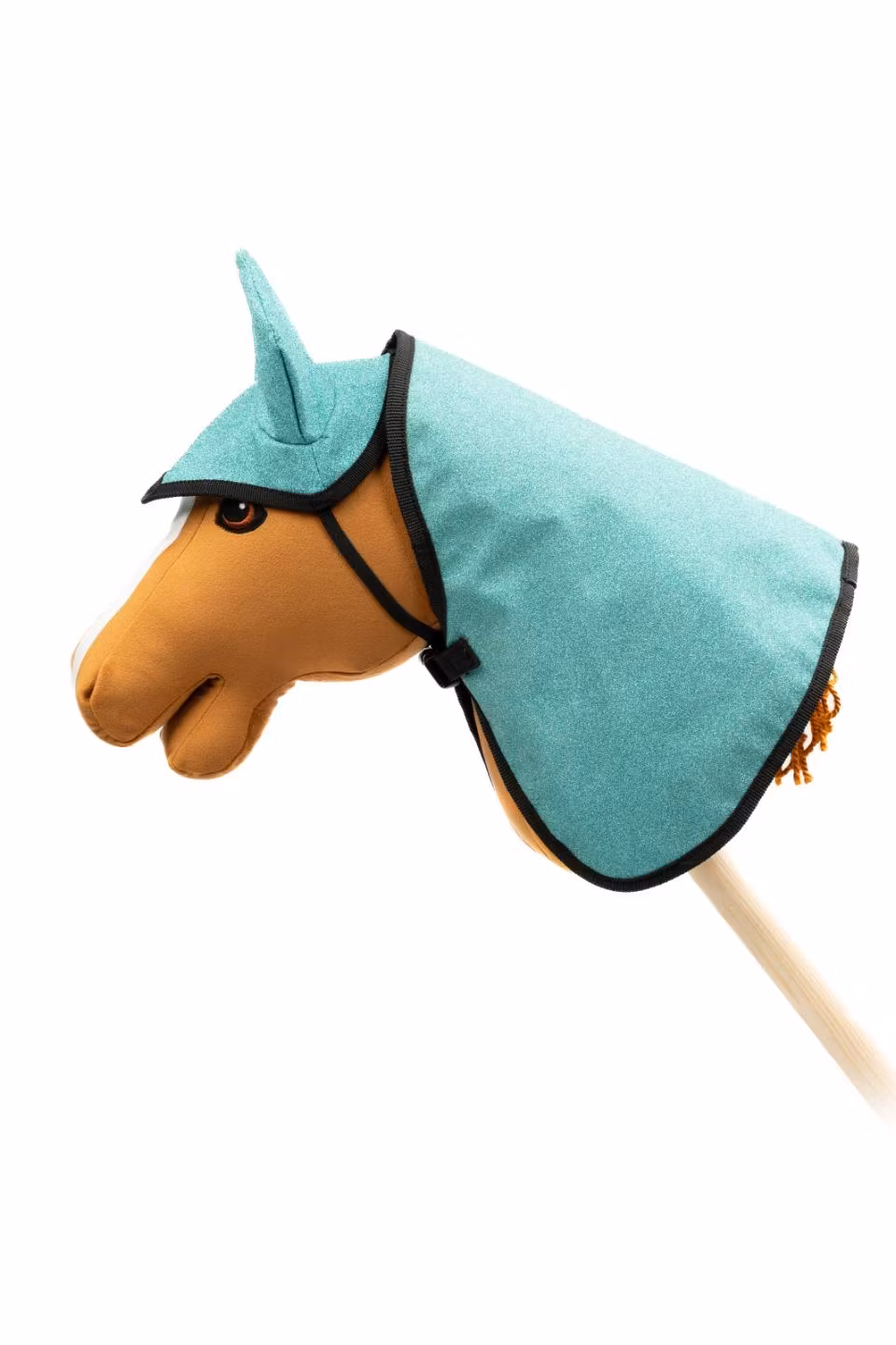My Hobby Horse Täcke & Huva till käpphäst, blå glitter