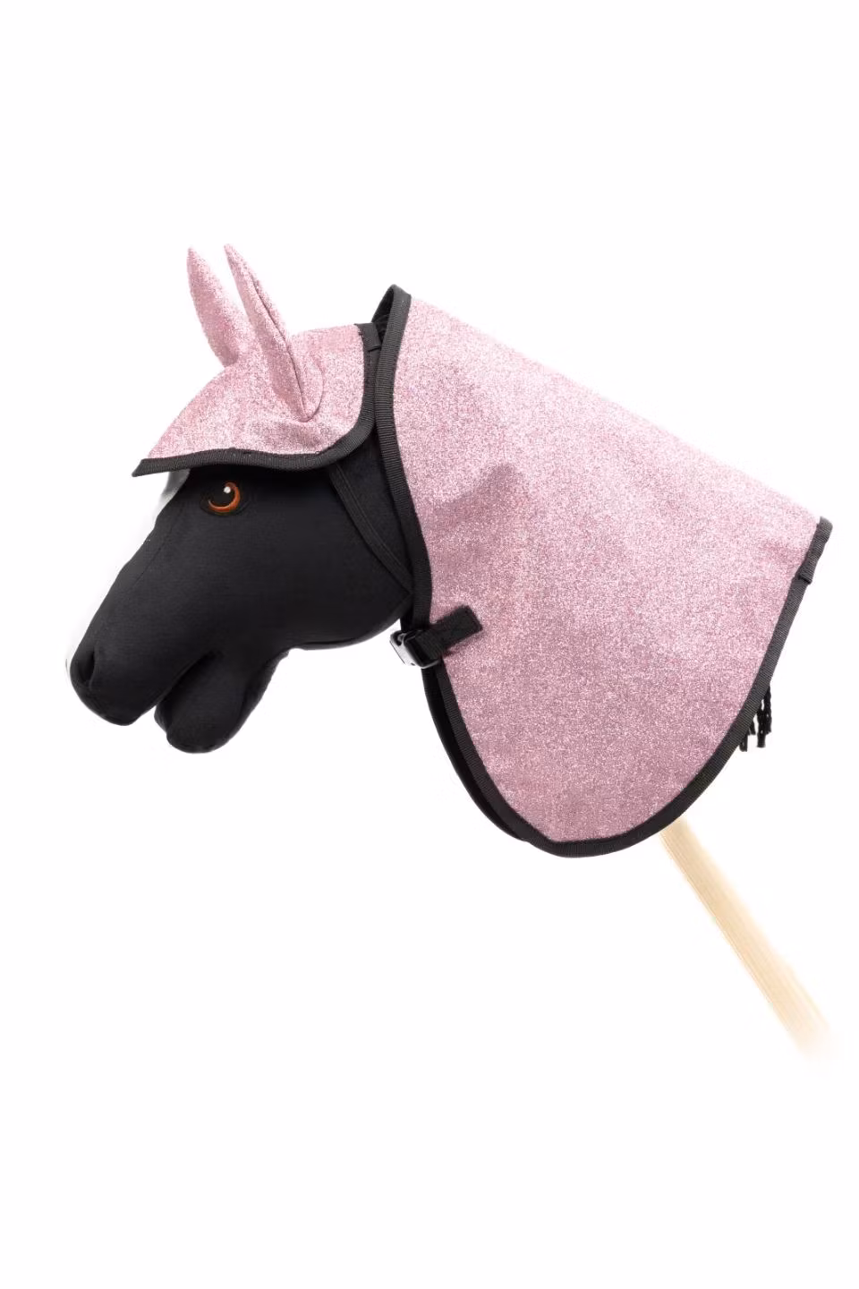 My Hobby Horse Täcke & Huva till käpphäst, rosa glitter