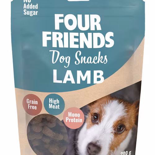 Four Friends Dog Snacks Lamb- lamm. Spannmålfritt 200g