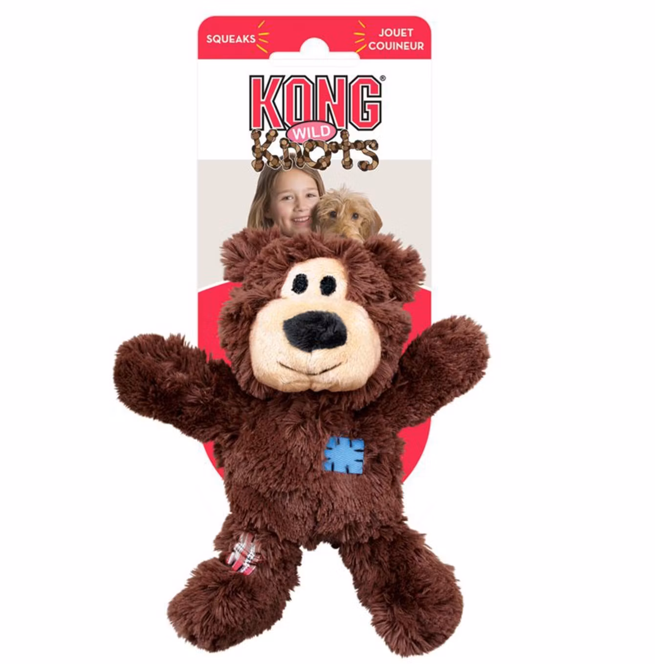KONG HUND Wild Knots Bear Mix M/L 35x20x10 cm