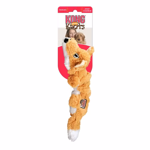 KONG HUND Scrunch Knots Fox Orange M/L