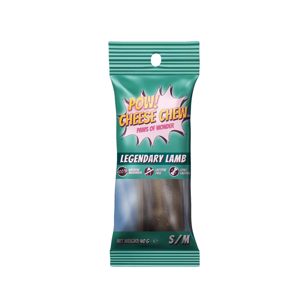 POW Cheese Chew Lamb S/M- laktosfri 40 gr