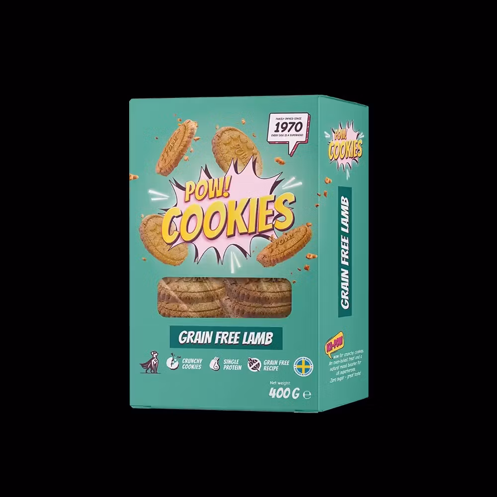 POW Cookie Grain free Lamb- sockerfritt 400 gr