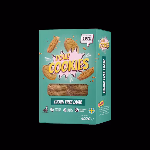 POW Cookie Grain free Lamb- sockerfritt 400 gr