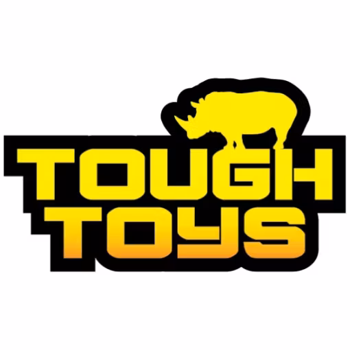 Tough toys Gummiboll med rep. Styckvis/Blandade färger ca 7 cm