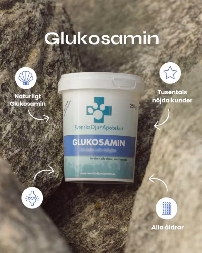 Svenska DjurApotekets Glukosamin- förebyggande ledprodukt 120g / 250g