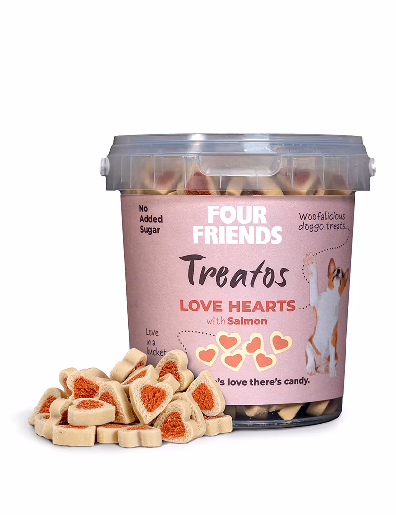 Four Friends Treatos Love Hearts 500 g